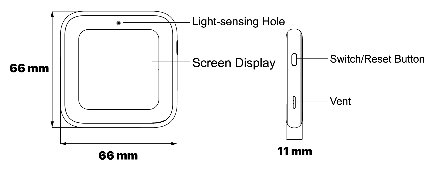 Brightness Sensor Thermometer source